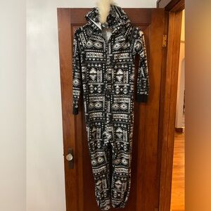 Hollister zebra onesie ￼